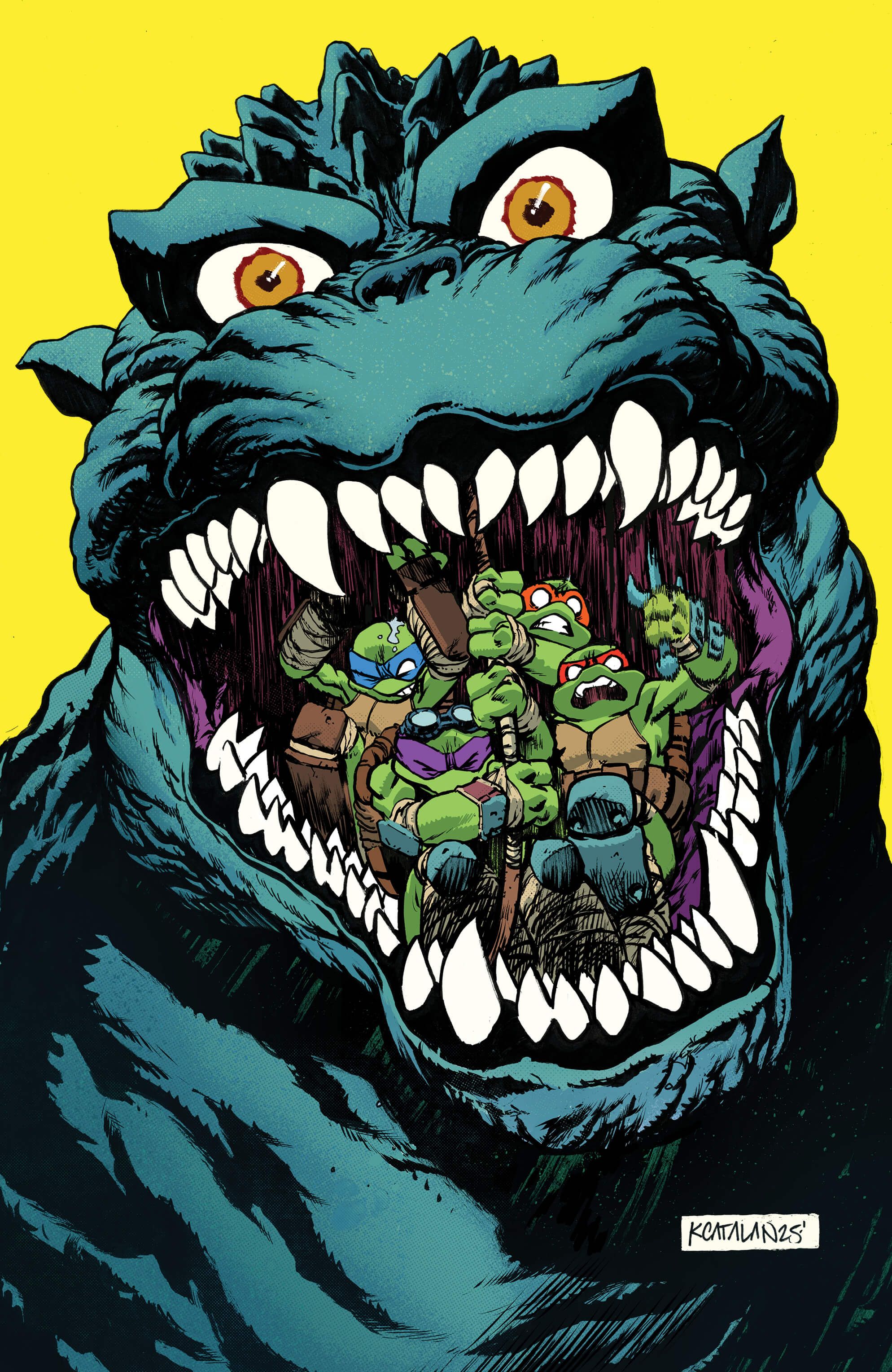 Teenage Mutant Ninja Turtles x Godzilla #4 - IDW Exclusive